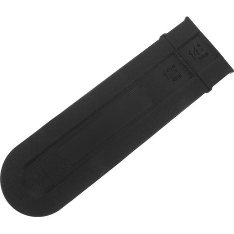 Protection de Chaîne pour Guide de Tronçonneuse 14 Pouces en Plastique Noir, Fourreau de Protection Léger et Résistant, Accessoire de Sécurité pour Rangement et Entretien (1/5)