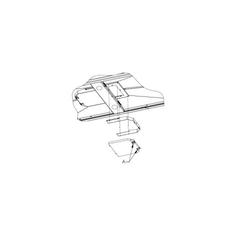 SUPPORT FILTRE A CHARBON  A 2010 pour HOTTE ROBLIN - 30SF069