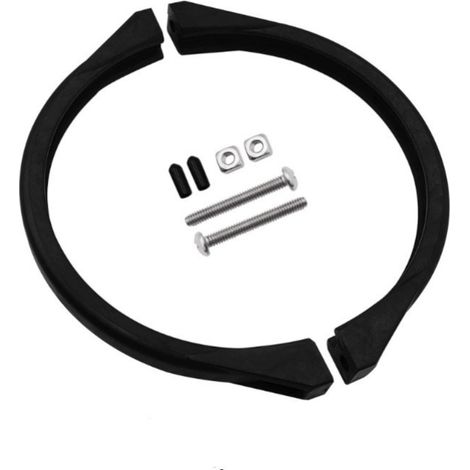 Collier de serrage noir pour filtre de piscine compatible avec GMX600NM (avec vis) (1/5)