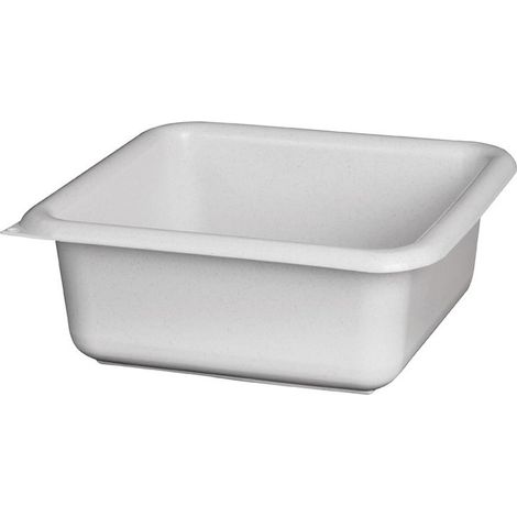 CIOTOLA QUADRATA 5,5 L GRIGIO MOUCHET ALLUMINIO E PLASTICA CC29