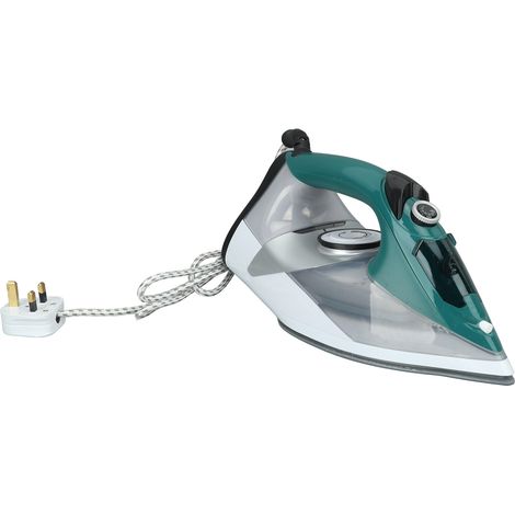 Fer à repasser vapeur domestique 2400 W, double usage (sec/humide), avec réservoir d'eau, 220 V (Royaume-Uni). (1/5)