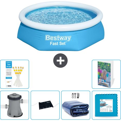 Bestway Fast Set Rund - 244x61 cm - 7-teilig S340