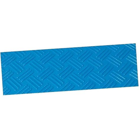 Tapis antidérapant pour marches de piscine 90 x 23 cm (35,43 x 9,06 po) - Idéal pour l'entrée de votre piscine.-Blue C