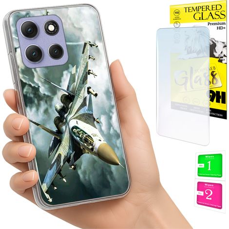 Funda para Motorola Moto G86 Power, carcasa trasera con foto y cristal 9H. (1/5)
