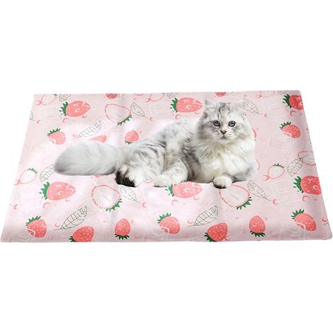 Lit Refroidissant pour Chat Matelas Anti Dérapant pour Chaton Matelas pour (1/5)