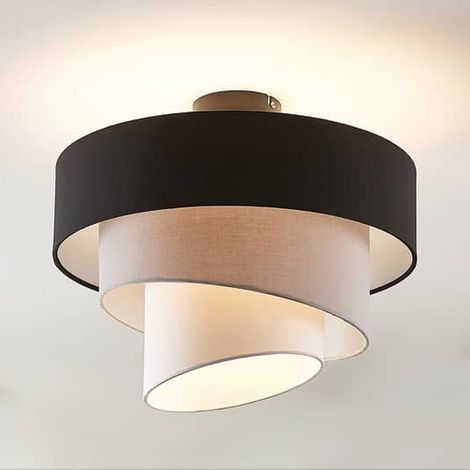 [GEBRAUCHT] B-Ware Lindby Coria Deckenlampe, Deckenlampe Lampe Leuchte 60 W Ip20 230 V Schwarz G779