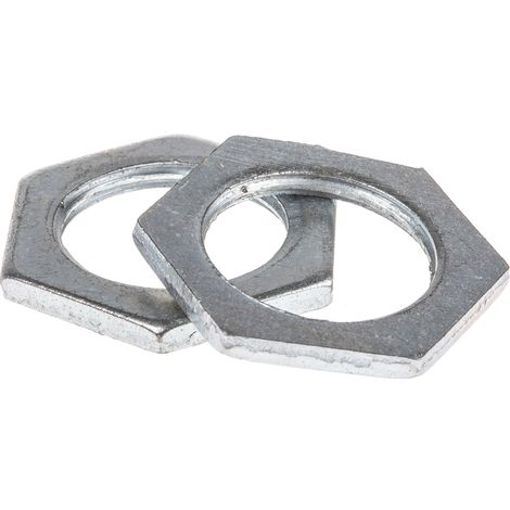 Ecrou pour presse étoupe, RS PRO, Argent, Acier, Filetage: M20 ( Prix pour Paquet de 10 )