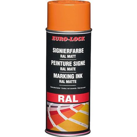 Spray couleur RAL 2009 orange mat, 400 ml (1/4)