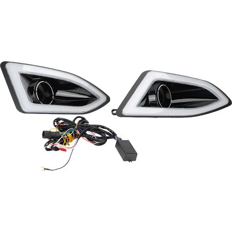 Paire de feux antibrouillard LED avant gauche droite, lampe de jour de remplacement pour Ford Edge 2015‑2018 (1/5)