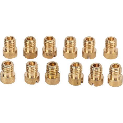 Jeu de gicleurs principaux 75-102 pour carburateurs, compatible avec Dellorto PHBG AD DS – Kit de 12 pièces (1/5)