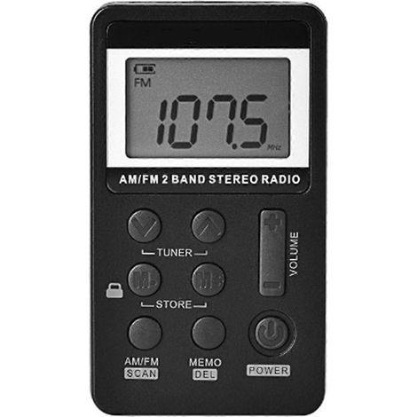 Tragbares FM-Radio mit Akku. Hören Sie Ihre Musik, wo immer Sie sind. (1/5)