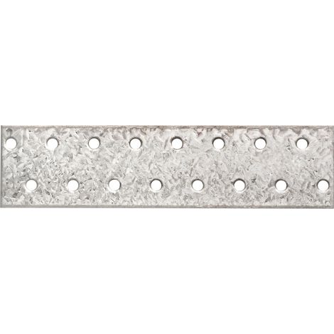 Platine d'assemblage galvanisée 40 x 160 mm