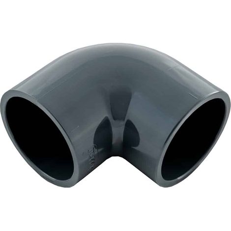 Coude 90° PVC femelle à coller Lot de 2