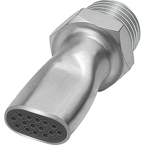 Riegler Lärmarme Flachdüse, G 3/8 AG, Stahl verzinkt, Düsenbreite 16,5 mm (1/2)