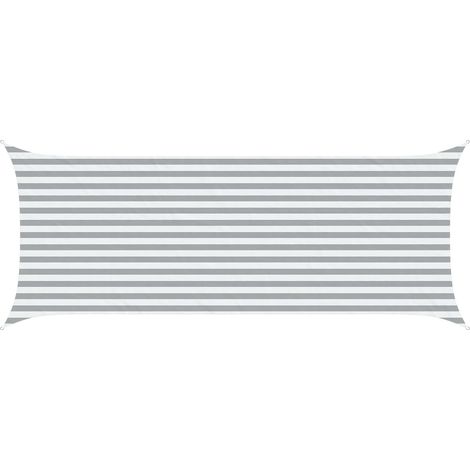 Toldo Vela de Sombra Gris claro y . 5 x 2 m vidaXL