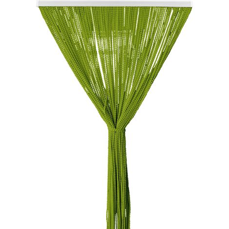 Tenda Antimosche per Porta Finestra a Pannello Con Telaio In PVC Verde - 140 x 230
