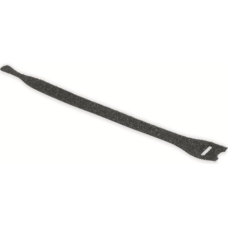 HellermannTyton Klettkabelbinder zum Bündeln Haft- und Flauschteil (L x B) 200 mm x 12.5 mm Schwar (1/5)