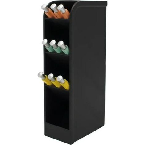 Porte-stylo - 9 x 5 x 20,3 cm - Porte-stylo multifonctionnel grande capacité - Boîte de rangement de bureau idéale pour la maison, le bureau et l'école - Boîte de rangement pour stylos - Seau de range (1/5)