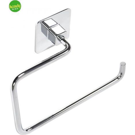 Metaform Porta Asciugamani ad Anello Cold Wind Cromo per bagno (1/4)