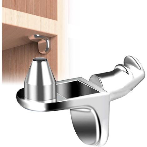 Taquet Etagere 5 mm 30 pièces Supports D'étagère avec Angle Fixe et Angle de Dupport, Supports D'étagère, Support D'étagère, Supports D'étagère - Supports D'étagère 5 mm Adaptés aux Armoires (1/5)