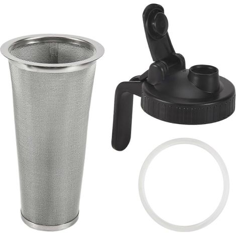 Filtre à café pour infusion à froid, couvercle pour bocal de 86 mm (2 unités) (1/5)
