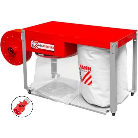 Aspirateur poussiere extracteur collecteur copeaux HOLZMANN abs2200flex 400V (1/4)