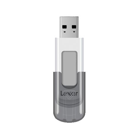 Lexar JumpDrive V100 lecteur USB flash 64 Go USB Type-A 3.2 Gen 1 (3.1 Gen 1) Gris, Blanc (1/2)