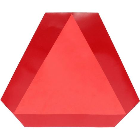 Panneau triangulaire pour véhicules lents, panneau de sécurité réfléchissant pour véhicules lents (1/5)