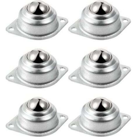 Stück 25-mm-Universal-Möbelrollen mit Kugellagern, Tragkraft 35 kg