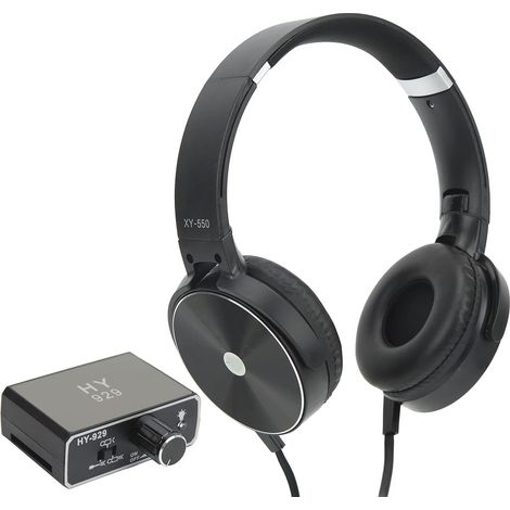 Détecteur de Fuite de Conduite D'eau Souterraine Intensificateur de Son Haute Résistance Amélioré avec Casque Capteur D'eau Intelligent Adapté à la Construction de Site(EU) (1/5)