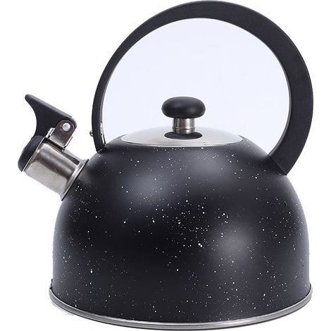 Bouilloire Sifflante 2.5L Induction – Inox, Poignée Résistante Chaleur (1/2)