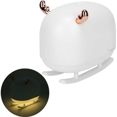 Humidificateur ultrasonique portable et élégant de 260 ml, lampe de bureau, atomiseur d'air pour chambre à coucher (1/5)