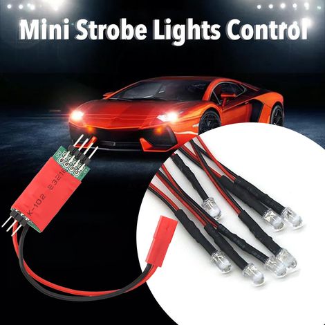Récepteur 3 Canaux pour Éclairage de Modèles RC et Véhicules Télécommandés