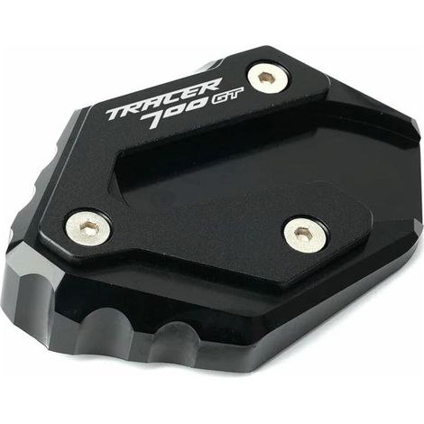 (Tracer700GT Noir) Compatible avec YAMAHA Tracer 700 GT 2015-2020, Tracer 7 GT 2021-2022. Pièces détachées pour moto Tracer700GT : béquille latérale, extension, coussinet MaxPower. (1/3)