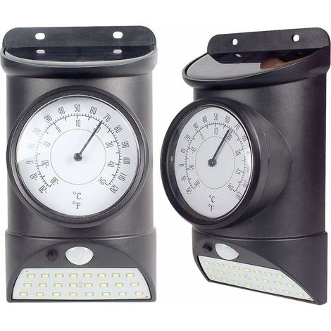Outdoor solar motion sensor with clock waterproof wireless induction lamp (1/5)