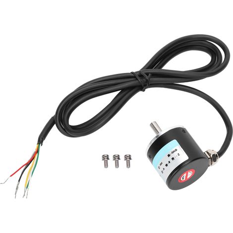 Encodeur à arbre plein ABZ 3 phases 30KHZ, 1000B/1024B, DC5-24V, 1024 impulsions (1/5)
