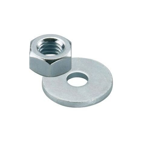 Fischer 10x dado e rondella M 20 acciaio inossidabile - 519738