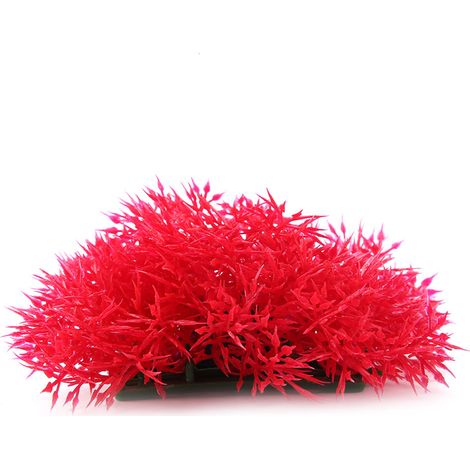 Accessoires pour aquarium, décoration, gazon artificiel vert, plante aquatique en plastique (1/5)