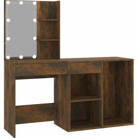 Maison Exclusive - Tocador con LEDs y armario madera contrachapad (1/5)