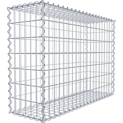 Gabiondeco - Gabion 100 cm x 70 cm x 30 cm (L x H x P). mailles 5 x 10 cm. Spirale - Made in Germany (1/8)
