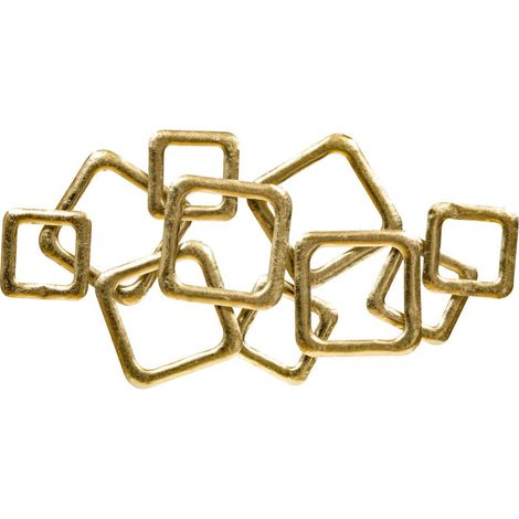 Wanddekoration „Oriane“, 51 x 100,4 cm, vergoldet - Atmosphera créateur d'intérieur