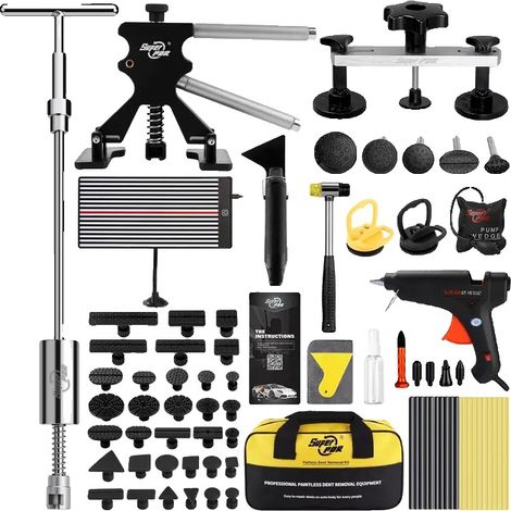 Outil de réparation de bosses sans peinture, kit de réparation complet, design convivial, Kit Professionnel, Prise EU (1/2)