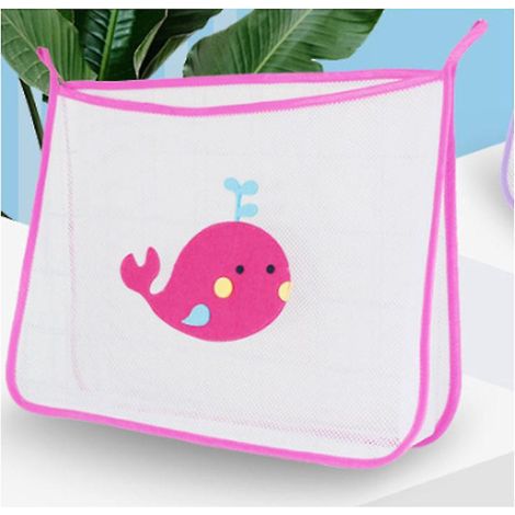 un Sac De Rangement Rose Pour Jouets De Salle De Bain Pour Enfants, Environ 30 Cm X 40 Cm X 10 Cm Sac En Filet Pour Se Baigner Et Jouer Des Jouet (1/5)