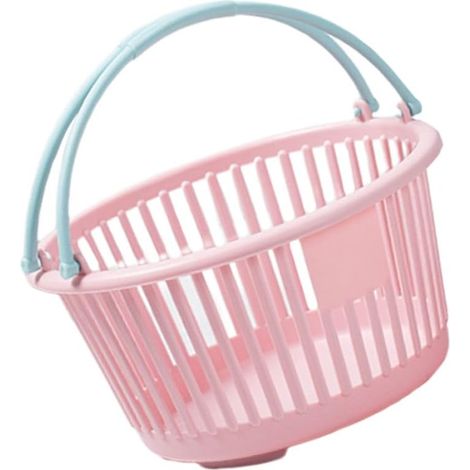 Eierkorb aus Kunststoff 3 teilig nordisches Rosa mit