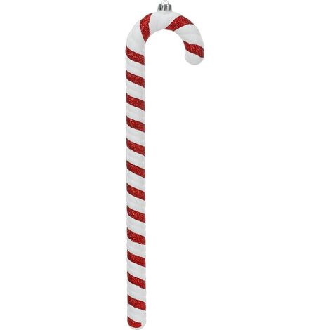 PENDENTE BASTONCINO DI ZUCCHERO ROSSO E BIANCO 44,5CM