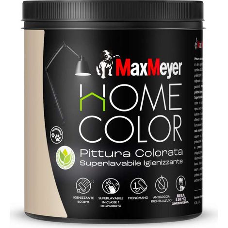 MaxMeyer Idropittura Superlavabile Nocciola 750ml Finitura Opaca