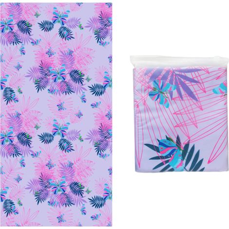 1 Serviette de plage, impression mode, coton doux, 80x160cm ou 75x150cm, pour plage piscine voyage (1/5)