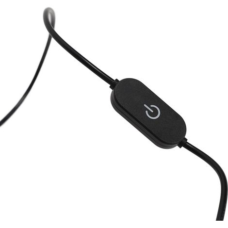 Lampe Semi-Lune 35W, lumière LED 3000K-6000K réglable sans paliers, éclairage protecteur pour les yeux, lampe à ongles noire ornée de strass, tension 100-240V (1/5)