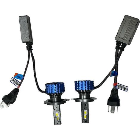 2 Ampoules de Phare LED 130W 24000LM 6500K, Étanche IP68, Haute Luminosité, Dissipation Thermique Efficace, Feux de Route/Croisement 2 Pièces (1/4)
