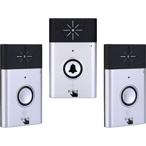 Système de contrôle d'accès extérieur - argent 1 à 2 - interphone vocal sans fil intelligent
